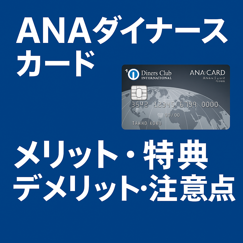 ANAダイナースカード徹底解説｜メリット・特典・デメリット・審査難易度まで完全ガイド - ゆめふわどっとこむ｜クレカ×マイル×ホテル